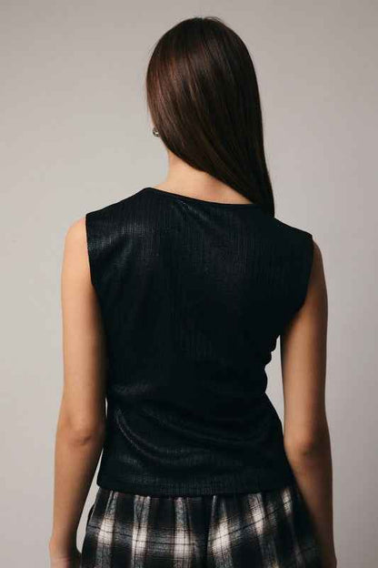 Livia Glitter Knit Top
