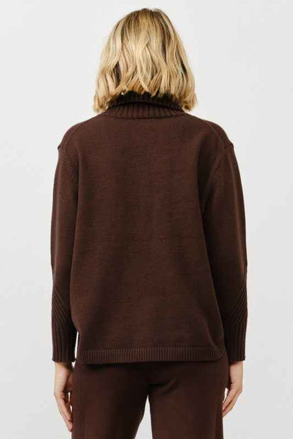 Cozy Turtleneck Knit Pullover
