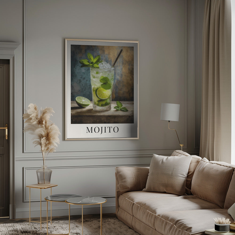 Wandbild Mojito