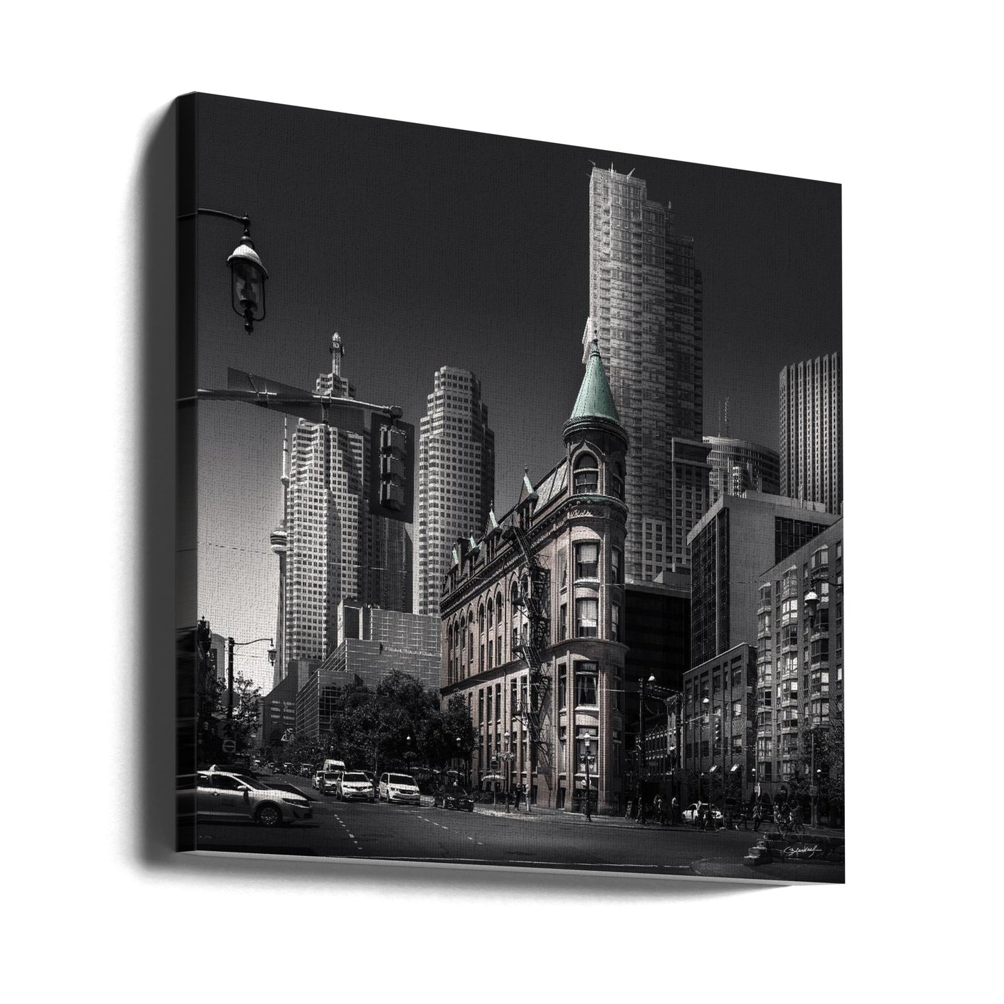 Wandbild Canadian Flatiron Leinwand-Wandbild