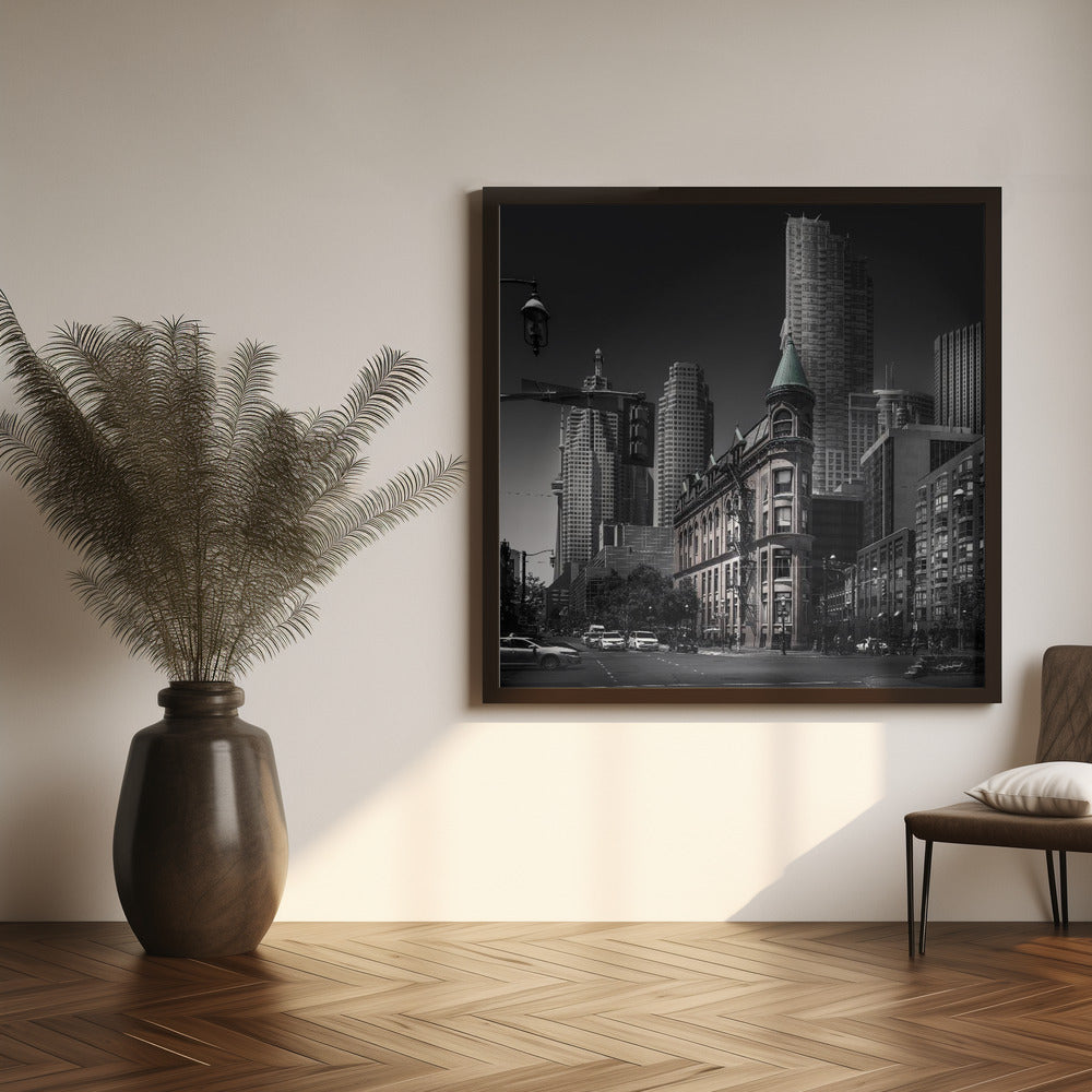 Wandbild Canadian Flatiron Leinwand-Wandbild