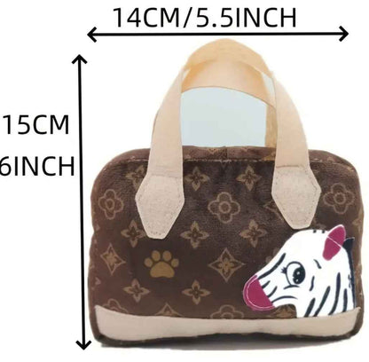 Chewy Pawtton Dog Purse Toy | Plush Dog Toy