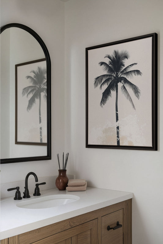 PALM BLISS, Kunstwerk auf gespannter Leinwand