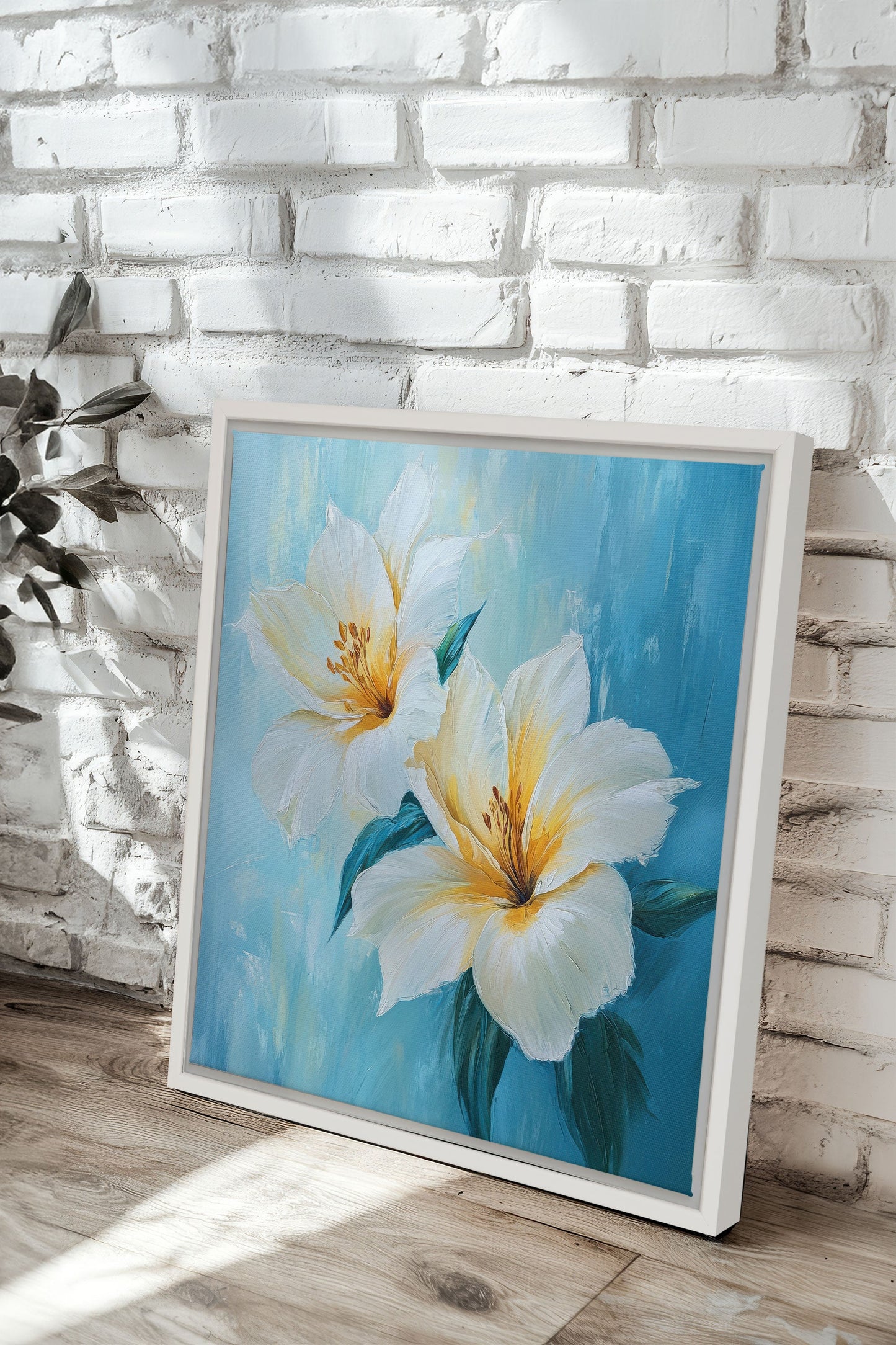 AURORE FLORALE, stretched canvas artwork