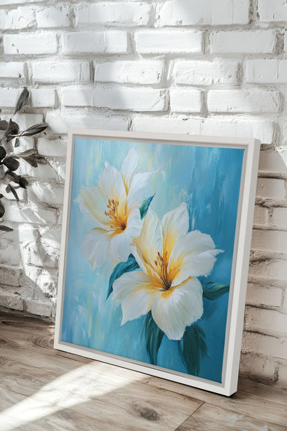AURORE FLORALE, stretched canvas artwork