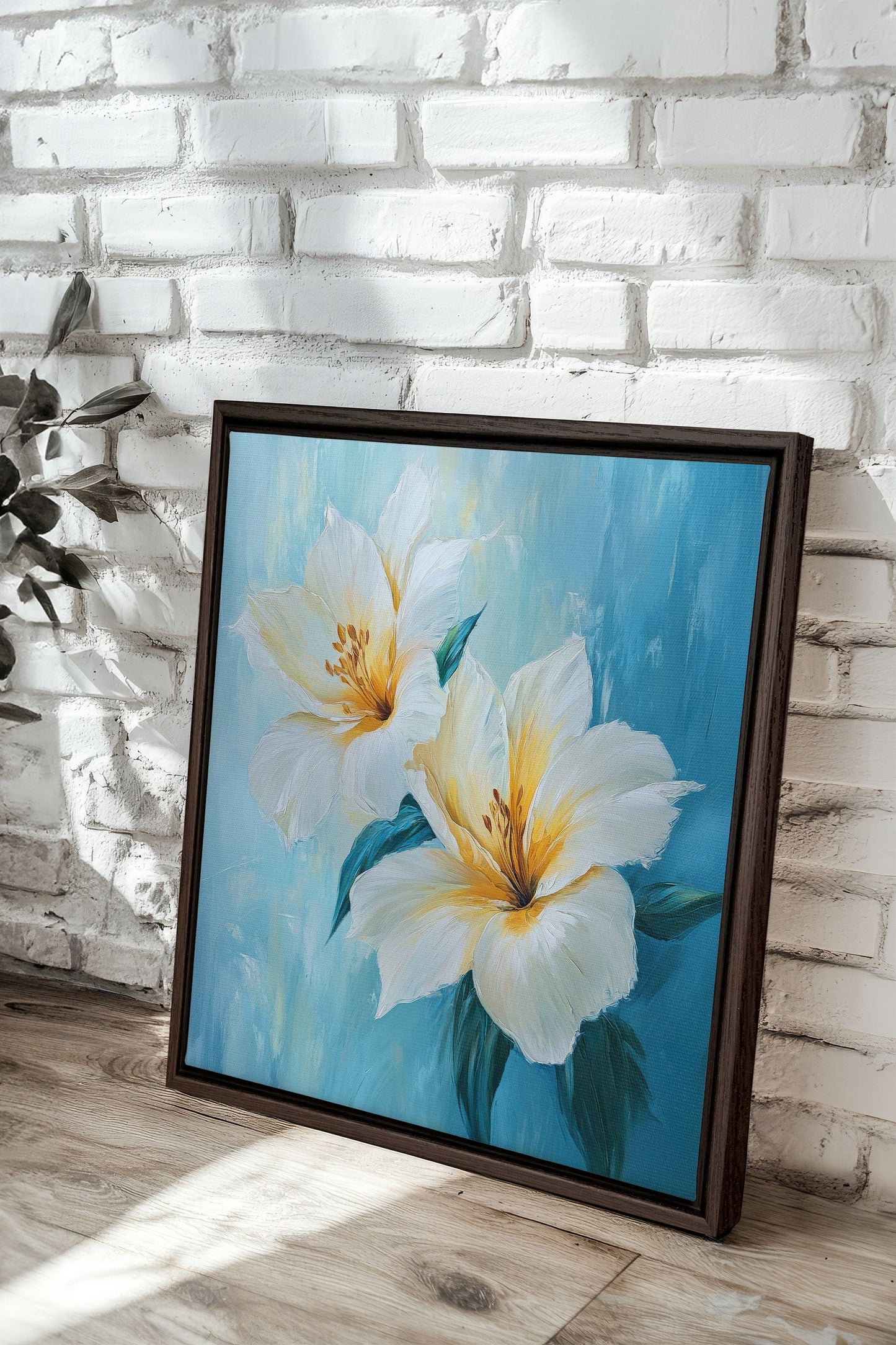 AURORE FLORALE, stretched canvas artwork