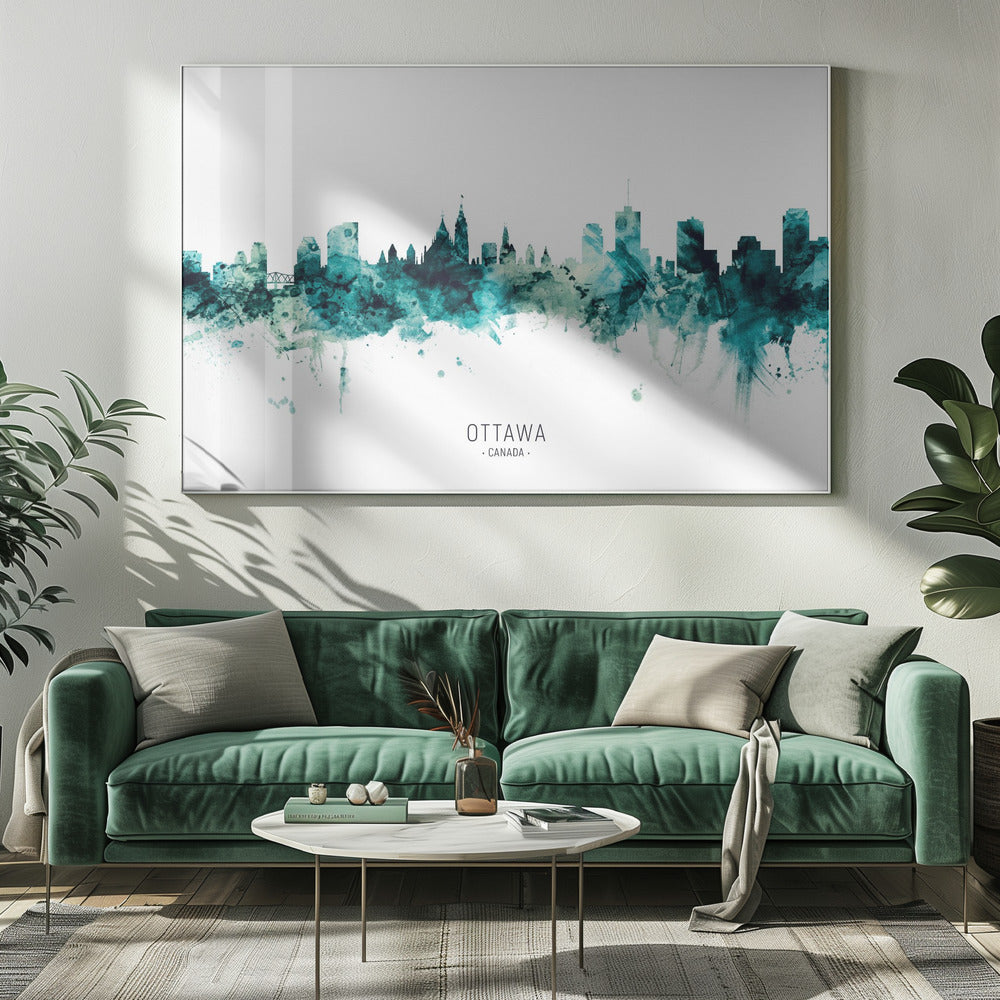 Wandkunst Ottawa Kanada Skyline
