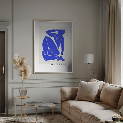Wall art Nudo Blu III 1952 Boarder