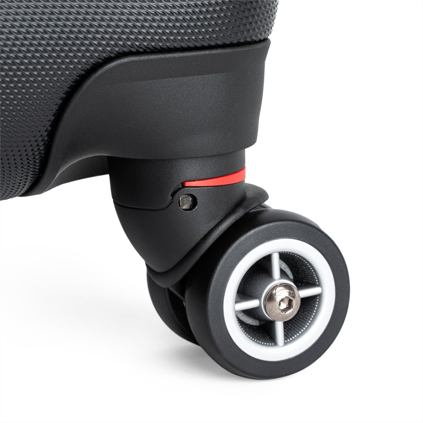 Heart Pattern Carry-On Suitcase — Red & Orange Valentine Travel Luggage