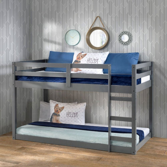 Barney Etagenbett Hochbett - Grau