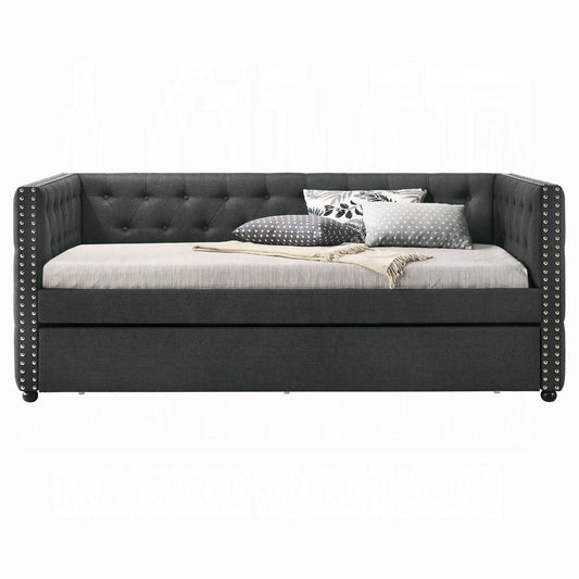 Joy Tufted Tagesbett mit Ausziehbett - Grau
