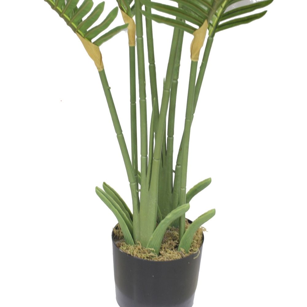 Pijao Künstliche Hawaii Kwai Palme getopft 1,2 m