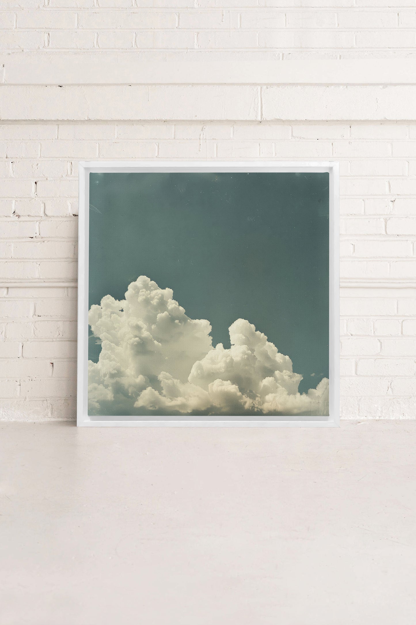NOSTALGISCHER HIMMEL, Kunstwerk auf gespannter Leinwand