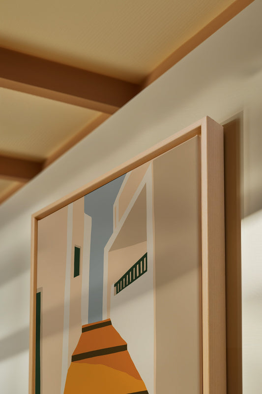 PASSAGE, Werk auf gespannter Leinwand