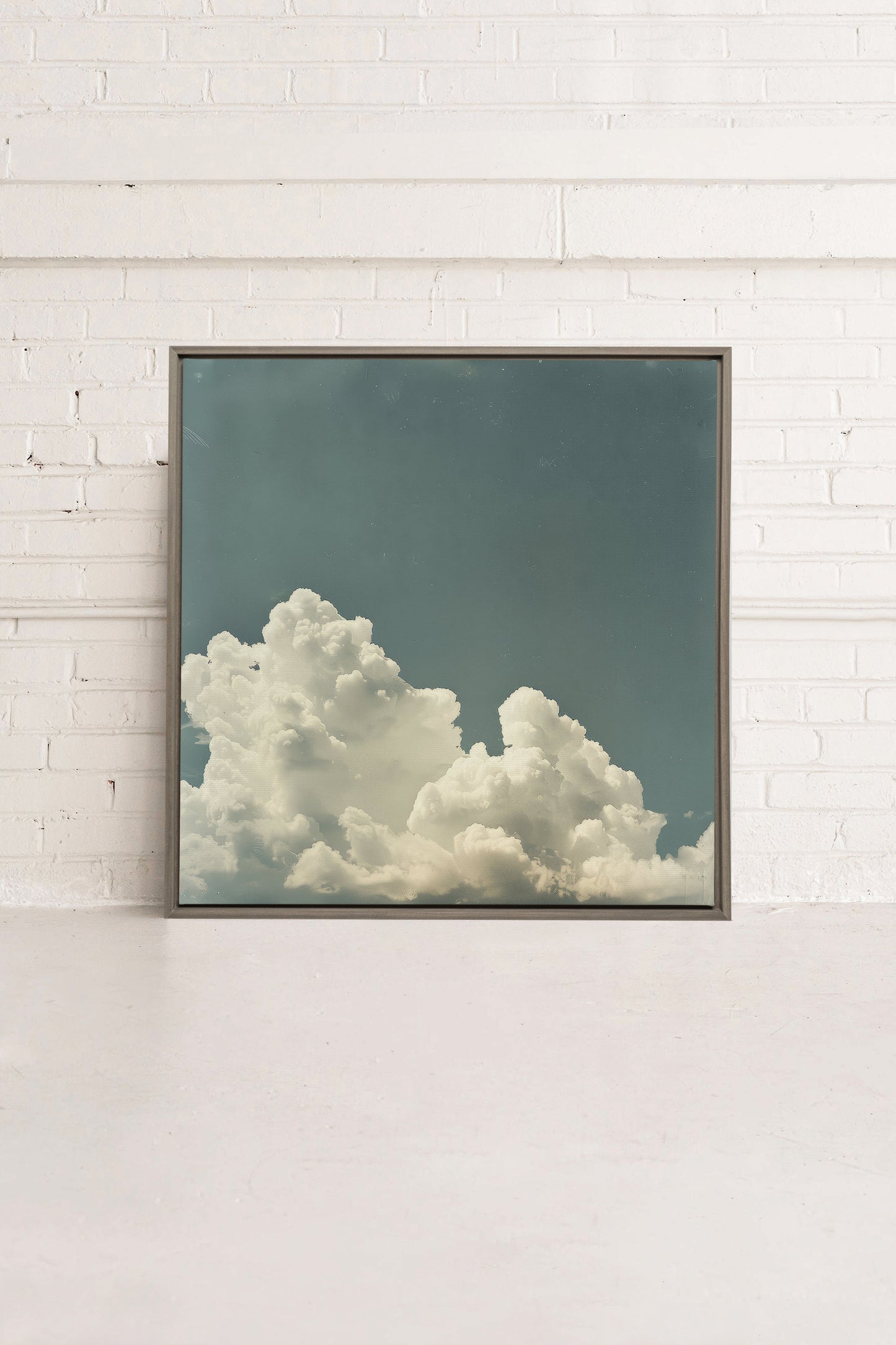 NOSTALGISCHER HIMMEL, Kunstwerk auf gespannter Leinwand
