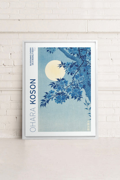 桜花爛漫、キャンバスに描かれた作品
