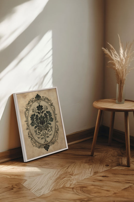 FLORAL MAJESTY, Kunstwerk auf gespannter Leinwand