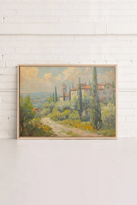 Olive Haven, Öl auf gespannter Leinwand