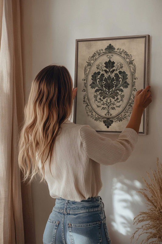FLORAL MAJESTY, Kunstwerk auf gespannter Leinwand