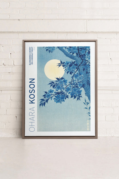 桜花爛漫、キャンバスに描かれた作品