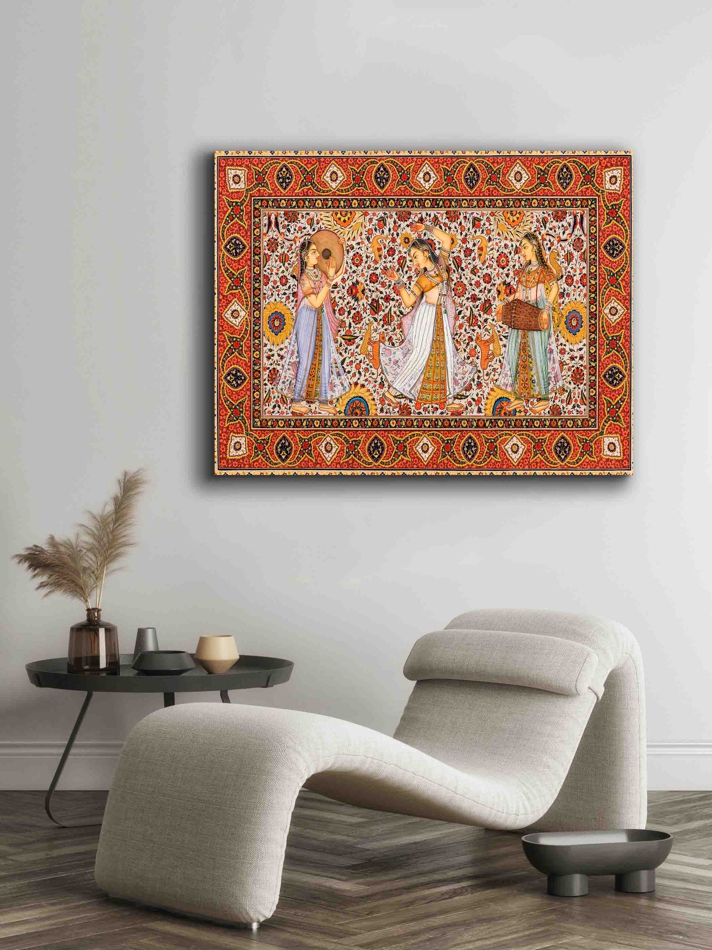 Wandkunst-Rajasthan-Leinwanddruck-Klassisches Kunstwerk