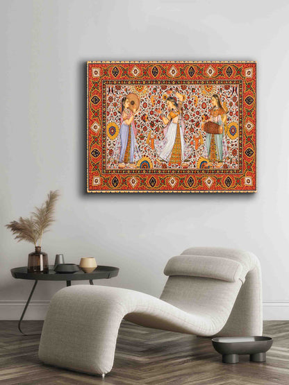Wandkunst-Rajasthan-Leinwanddruck-Klassisches Kunstwerk