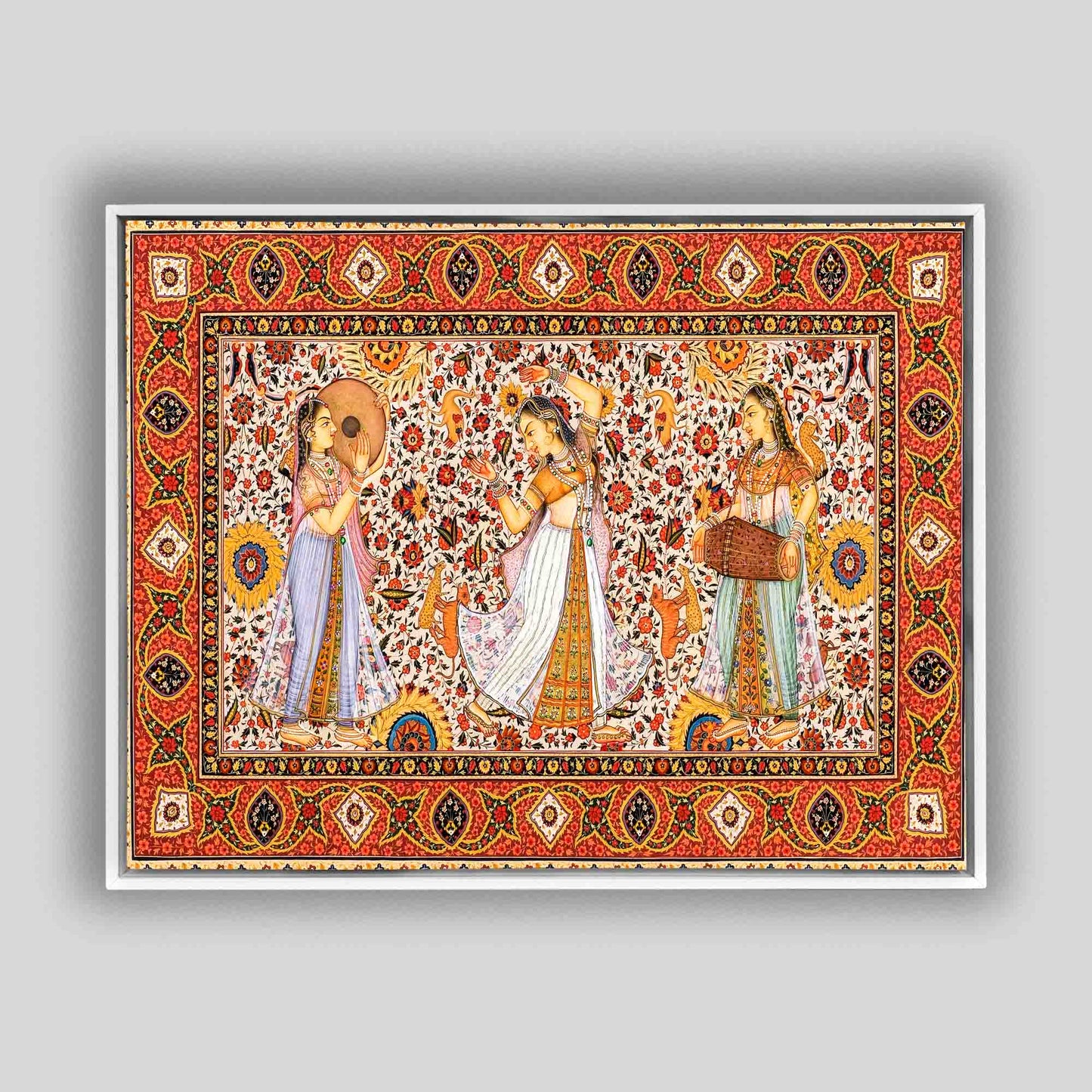 Wandkunst-Rajasthan-Leinwanddruck-Klassisches Kunstwerk