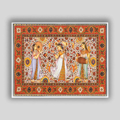Wandkunst-Rajasthan-Leinwanddruck-Klassisches Kunstwerk