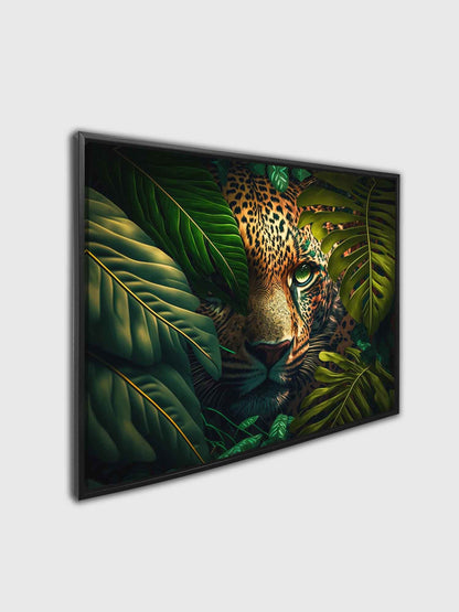 Der Leopard in der Wildnis – Tier-Leinwandbild –