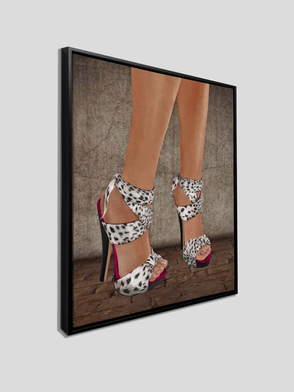Absatzschuhe - Leinwand-Wanddekoration - Moderne Kunst - RGB-Lack