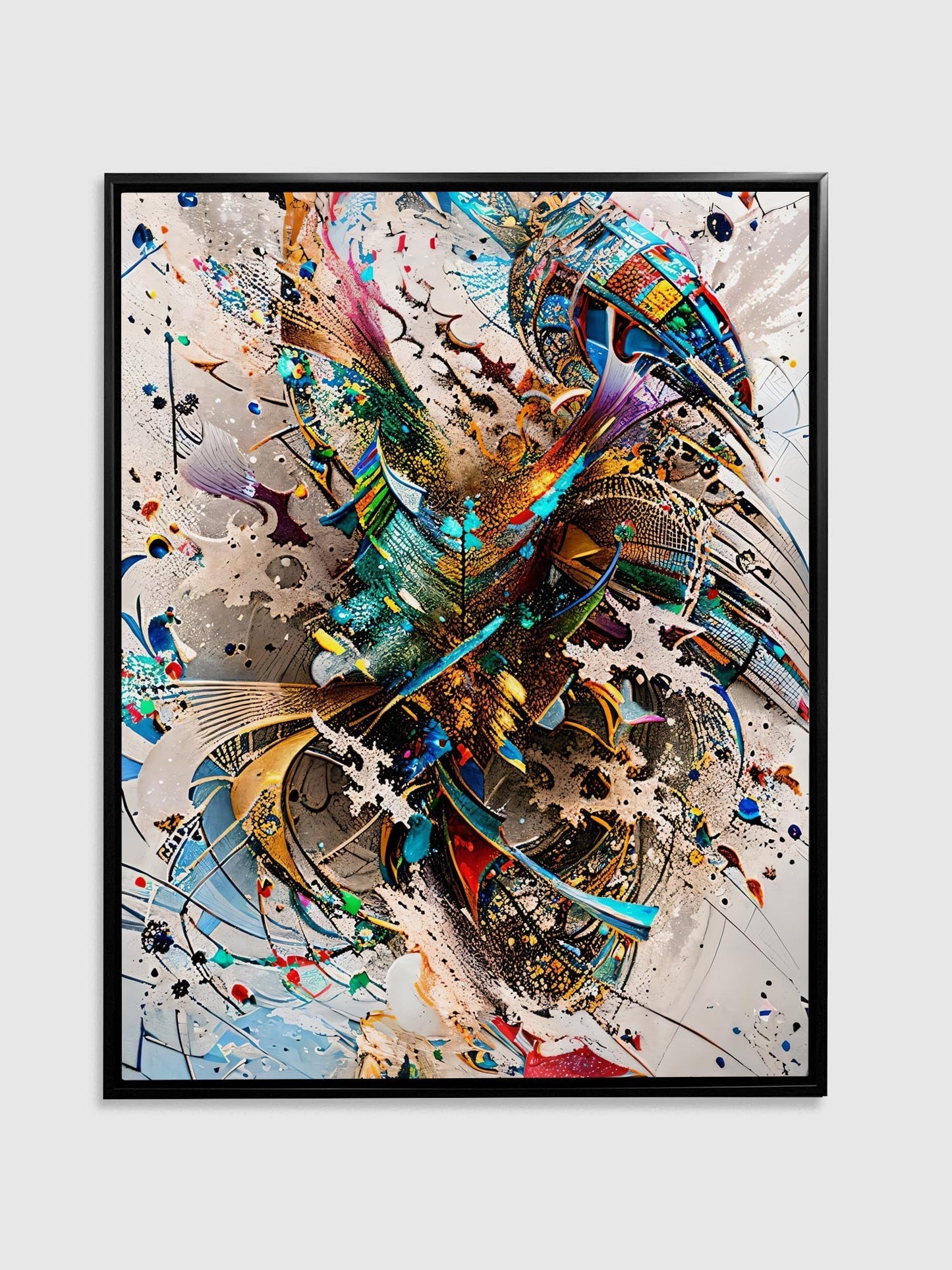 Wandbilder-Abstrakt 1-Leinwanddruck-Kunstwerk