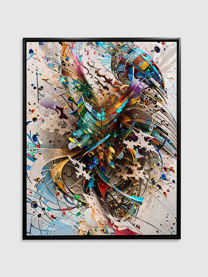 Wandbilder-Abstrakt 1-Leinwanddruck-Kunstwerk