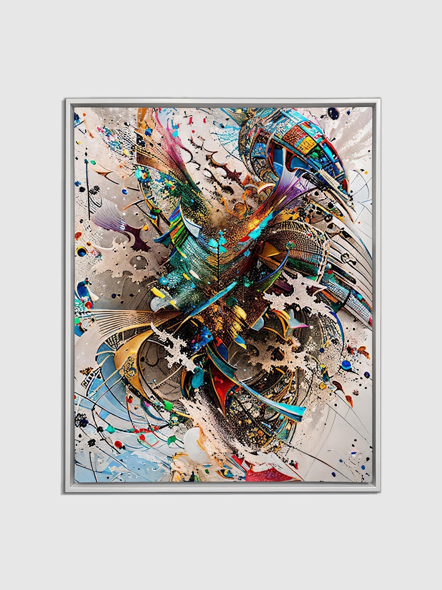 Wandbilder-Abstrakt 1-Leinwanddruck-Kunstwerk