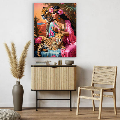 Wandbild – Cleopatra neu interpretiert – Kunst-Leinwand