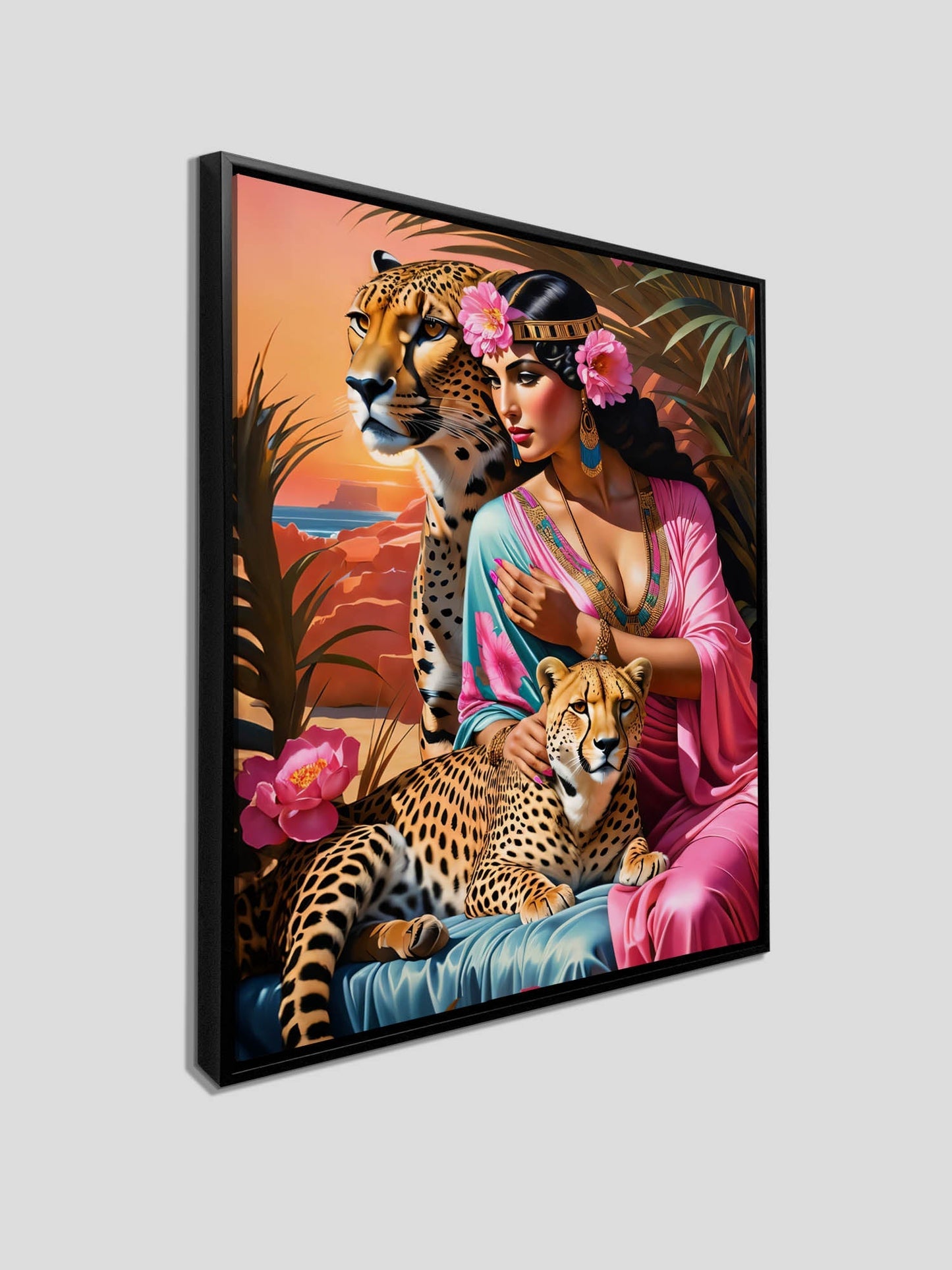 Wandbild – Cleopatra neu interpretiert – Kunst-Leinwand