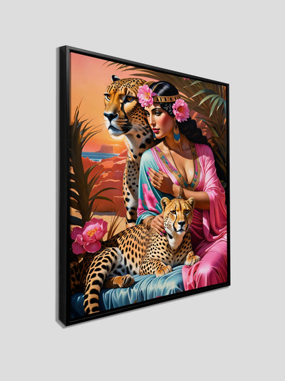 Wandbild – Cleopatra neu interpretiert – Kunst-Leinwand