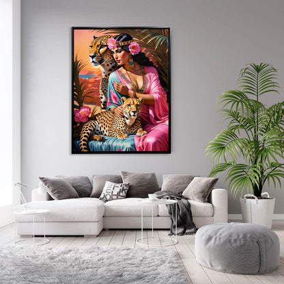 Wandbild – Cleopatra neu interpretiert – Kunst-Leinwand