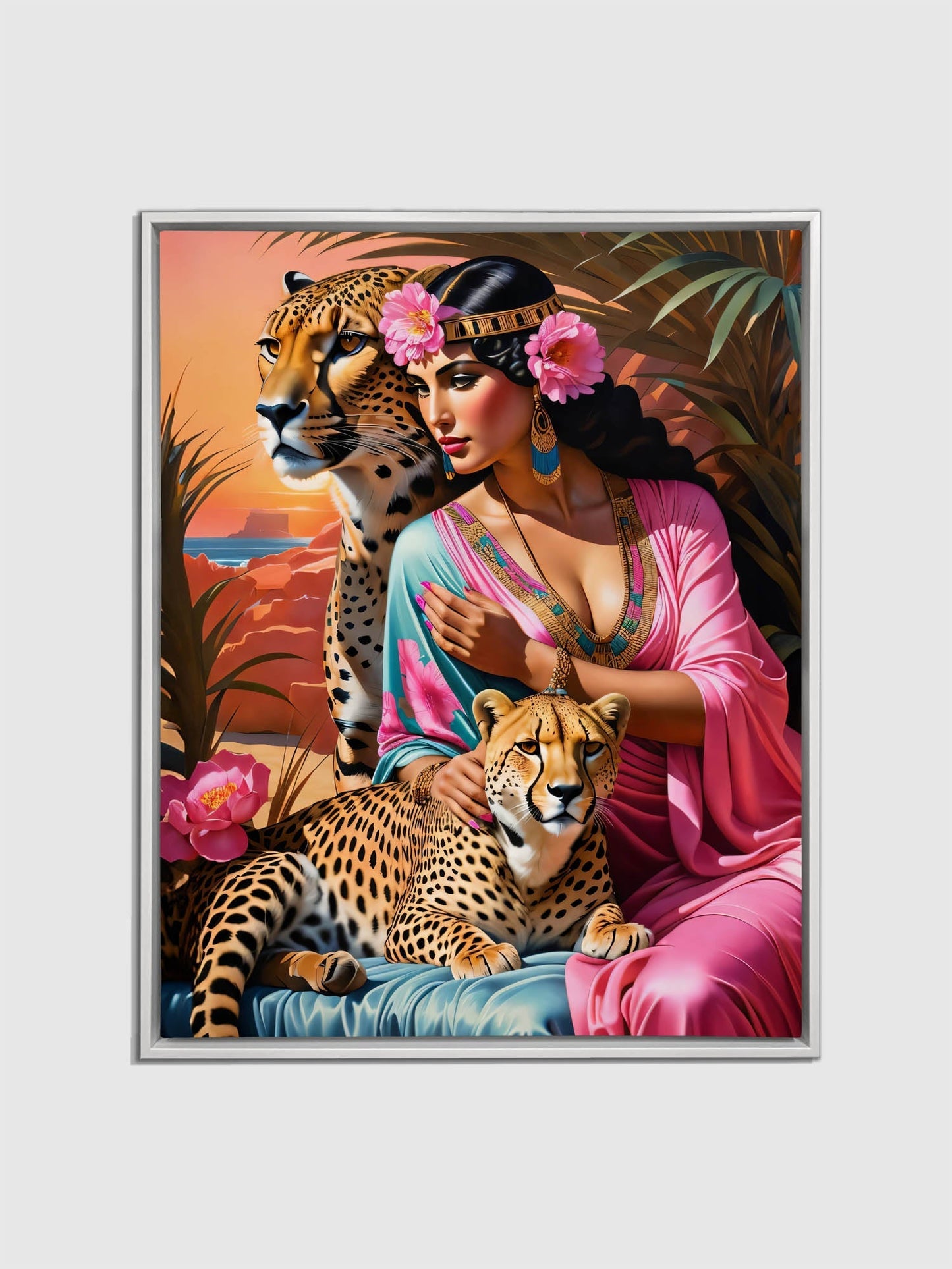 Wandbild – Cleopatra neu interpretiert – Kunst-Leinwand