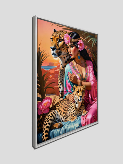 Wandbild – Cleopatra neu interpretiert – Kunst-Leinwand