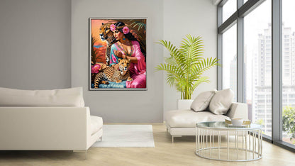 Wandbild – Cleopatra neu interpretiert – Kunst-Leinwand