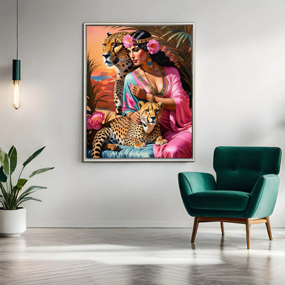 Wandbild – Cleopatra neu interpretiert – Kunst-Leinwand