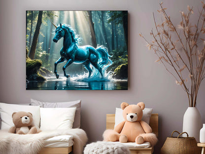 Unicorn 48" x 36"