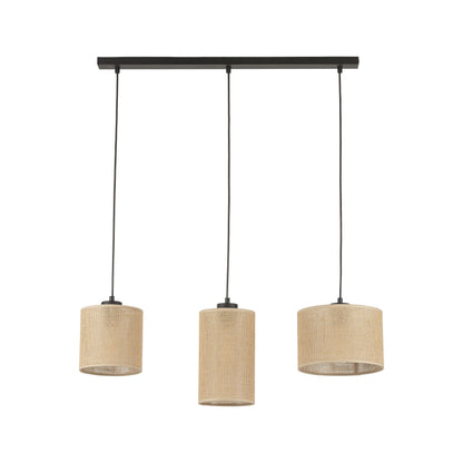 JUTE Natural Pendant  Light 3 - AURABAGS SHOP