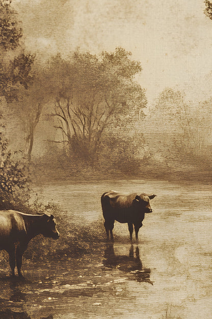 RIVIÈRE D'ANTAN, VINTAGE-BRONZERAHMEN