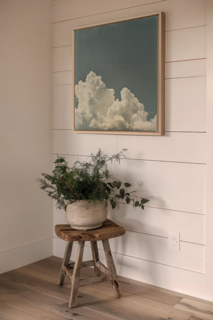 NOSTALGISCHER HIMMEL, Kunstwerk auf gespannter Leinwand