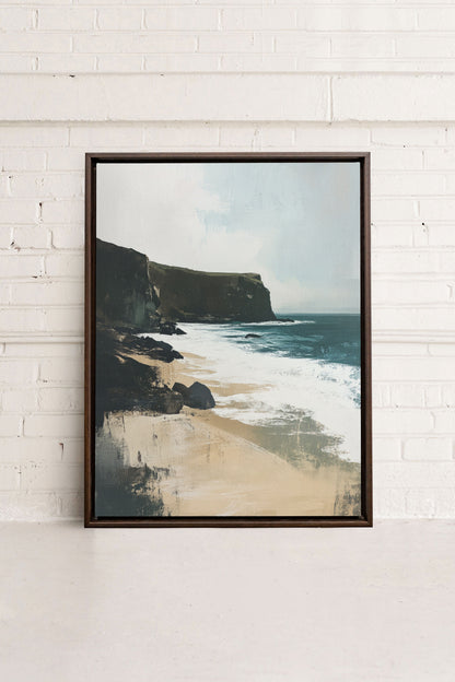 MAJESTIC CLIFFS, Mischtechnik auf Leinwand