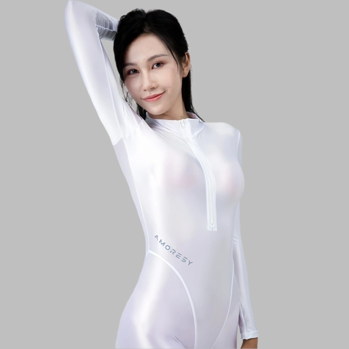 AMORESY Celestia Series Front-Zip Catsuit - Classic Colors
