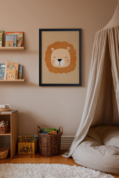 Lion de Rêve, Gerahmte Leinwand