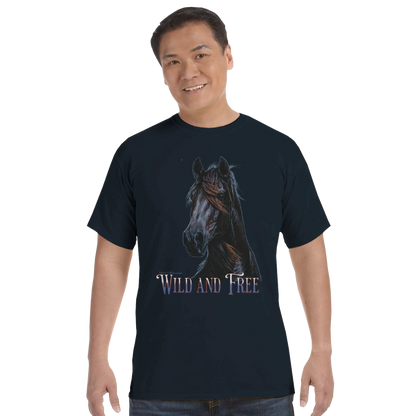 Wild and Free Comfort Colors Unisex Tee – 100% Cotton
