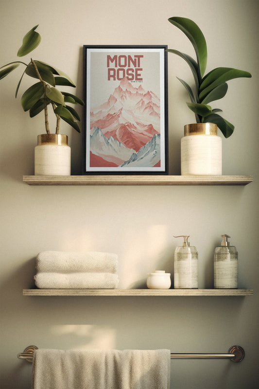 ROSE SUMMIT, Werk auf gespannter Leinwand